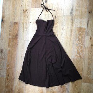 Reformation Cosette Midi Halter Dress